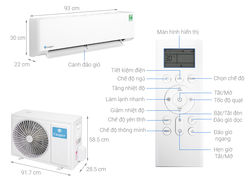 casper 2 hp lc 18fs32 kich thuoc 1