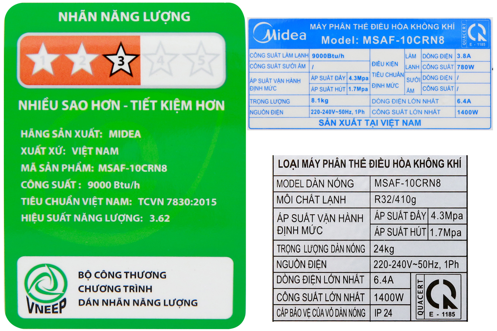 may lanh midea msaf 10crn8 nhan nang luong