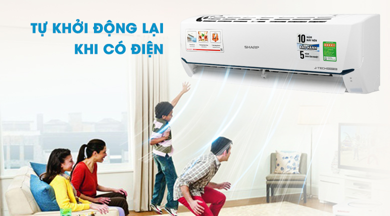 sharp ah x9xew 1tự khởi dộng lại